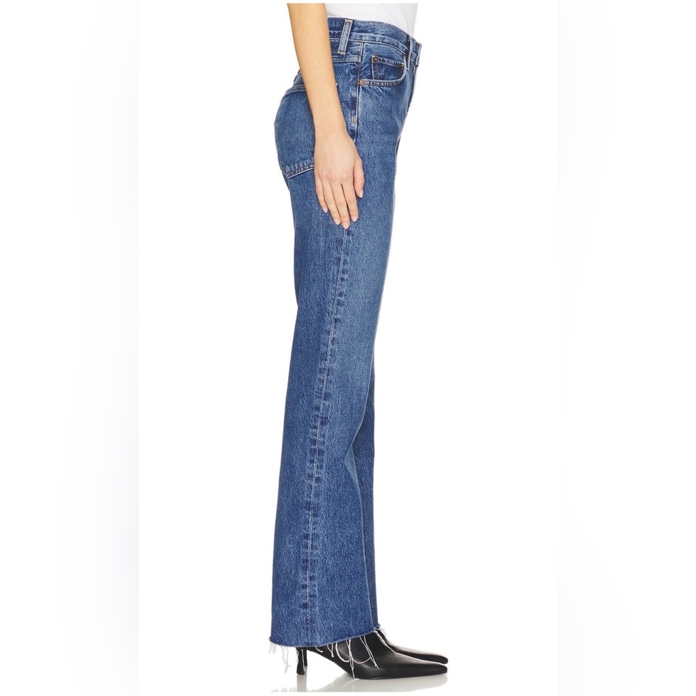 Agolde Leena High Rise Baby Flare Jeans size 24 in Placebo - Picture 12 of 13